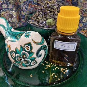 تصویر روغن بنفشه پایه کنجد 60cc. مناسب برای میگرن،سینوزیت ،سردرد و گرفتگی بینی. خواب آور. ترمیم وتقویت مغز 