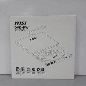 تصویر درایو DVD اکسترنال ام اس آی مدل ECD-819 MSI external DVD drive model ECD-819