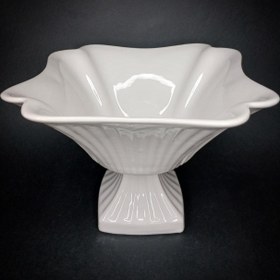 تصویر کاسه سرامیکی میوه خوری پایه دار کد 58 