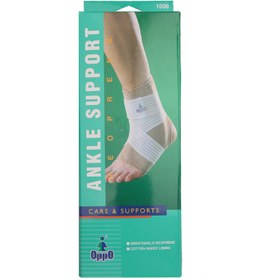 تصویر قوزک بند آتل دارکد ۱۰۰۸ نئوپرن اپو سایز اسمال Oppo Ankle Support Neoprene Code 1008 Small