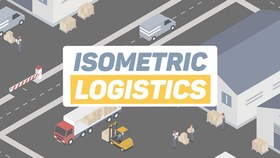 تصویر پروژه افترافکت تیزر تبلیغاتی شرکت حمل و نقل Isometric Logistics 