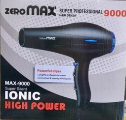 تصویر سشوار حرفه ای زیرومکس 9000 Super Professional Hair Dryer ZERO MAX9000