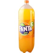 تصویر نوشابه گازدار فانتا Fanta Portocale با طعم پرتقالی 2 لیتر 