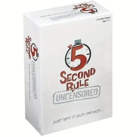 تصویر بازی رومیزی “5 Second Rule: Uncensored” .نسخه‌ای ویژه و سرگرم‌کننده از بازی محبوب “5 Second Rule” . 5 Second Rule: Uncensored