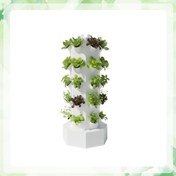 تصویر سیستم کشت عمود ایروپونیک ۸ ضلعی با ۴۰ حفره - بدون لامپ رشد گیاه 