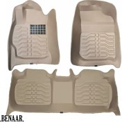 تصویر کفپوش پنج بعدی تویوتا کمری رنگ کرم برند التیمیت 