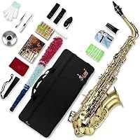 تصویر ساکسیفون SLADE Eb Alto Saxophone برای دانش آموزان مبتدی، ساکسیفون بزرگسالان، ساکسیفون آلتو، ساکسیفون مبتدی، ساکسیفون آلتو، ساکسیفون آلتو، ساکسیفون، برنز آنتیک SLADE Saxophone Eb Alto Saxophone for Beginner Students, Saxaphone Adult, Saxophone Alto, Beginner Saxophone, Alto Saxaphone, Saxofon Alto, Saxophone, Antique Bronze