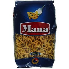 تصویر ماکارونی فرمی بریده مانا مقدار ۵۰۰ گرم Mana Gramigna Grande 500 g