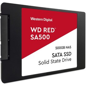 تصویر هارد اس اس دی اینترنال وسترن دیجیتال مدل WDS500G1R0A ظرفیت 500 گیگابایت ا Western Digital 500GB WD Red SA500 NAS 3D NAND Internal SSD - SATA III 6 Gb/s, 2.5"/7mm, Up to 560 MB/s - WDS500G1R0A 2.5"/7mm SSD 500GB Western Digital 500GB WD Red SA500 NAS 3D NAND Internal SSD - SATA III 6 Gb/s, 2.5"/7mm, Up to 560 MB/s - WDS500G1R0A 2.5"/7mm SSD 500GB