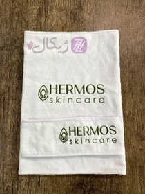 تصویر ست حوله و هدبند هرموس ا Hermos towel and headband set Hermos towel and headband set