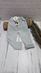 تصویر شلوار کتان لاینردار - M 