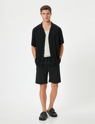 تصویر شلوارک فاق نرمال راسته مردانه | کوتون Koton 4SAM40066HW 