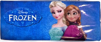 تصویر جامدادی مستطیلی تک زیپ چرمی مدل فروزان السا و آنا 