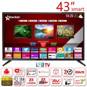 تصویر تلوزیون ال ای دی استارست 43 اینچ LED STARSAT 43" MODEL SV-4305 T2/S2 