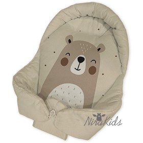 تصویر آغوشی طرح خرسی رنگ نود 