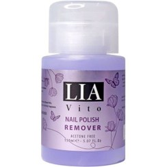 تصویر لاک پاک کن بدون استون لیا ویتو NAIL POLISH REMOVER ACETONE FREE LIA VITO