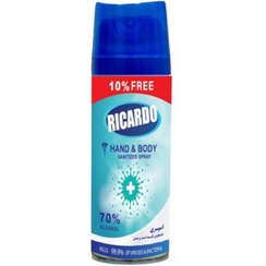 تصویر اسپری ضدعفونی کننده دست Ricardo 150ml ا Ricardo Hand Sanitizer Spray 150ml Ricardo Hand Sanitizer Spray 150ml