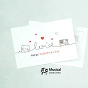 تصویر کارت پستال عاشقانه 