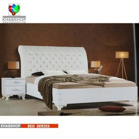 تصویر تخت خواب و سرویس خواب دونفره مدل Elvi36 