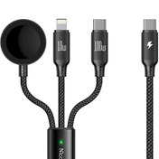 تصویر تبدیل لایتنینگ به تایپ سی 3کاره مک دودو مدل CA-4870 MCDODO CA-4870 Convertor Lightning to Type-C 3 in 1 Multi Adapter