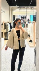 تصویر کت لینن مدل ژینا 