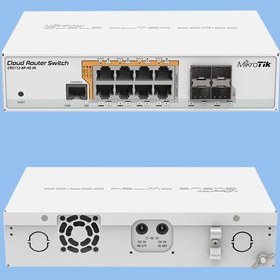 تصویر روتر سوئیچ CRS112-8P-4S-IN میکروتیک Mikrotik Router Switch CRS112-8P-4S-IN