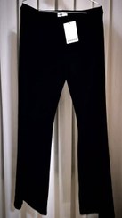 تصویر شلوار چاک دار مشکی سایز XL 