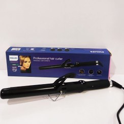 تصویر فرکننده مو مخروطی اورجینال فیلیپس مدل PH872:سایز ۱۹ برند: فیلیپس مبدا کشور برند: آلمان صفحه دیجیتالی: دارد توان مصرفی دستگاه: 60 وات گرمادهی دستگاه: تا 950 درجه سانتی‌گراد