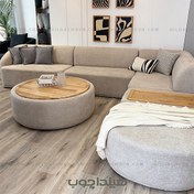 تصویر مبل ال پازلی مدل ماوی 