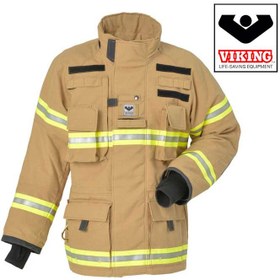 تصویر لباس آتش نشانی وایکینگ با لایه ی هزمت NOMEX 