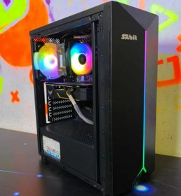 تصویر کیس گیمینگ با مشخصات i5 11400f /16g Ram / Rx580 8g 