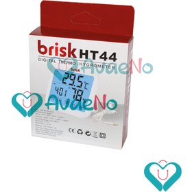 تصویر دماسنج و رطوبت سنج بریسک مدل HT44 