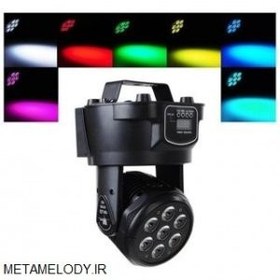 تصویر رقص نور مینی مووینگ مدل وش پرژکتوری MINI LED MOVING HEAD 