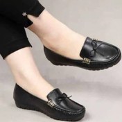 تصویر کفش کالج زنانه رنگ مشکی ارسال رایگان - 39 