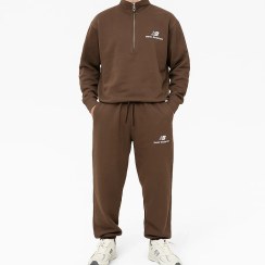 تصویر ست دورس و شلوار مردانه رنگ موکا | پارچه دونخ تو کرکی | استایل گرم و شیک مناسب فصل 5005 