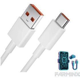 تصویر کابل شارژ پورت نارنجی مدل 5A 