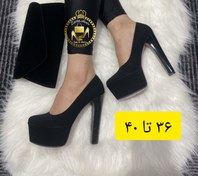 تصویر کفش پاشنه بلند زنانه لودشکا مدل YAR295 سایز ۳۶ تا ۴۰ با جنس نبوک 