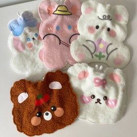 تصویر کیسه آبگرم خرسی فانتزی مخملی 