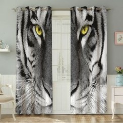 تصویر پرده نیروانا طرح مدرن مدل هازان کد 8835 سایز 140×280 سانتی متر 