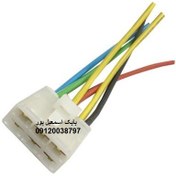 تصویر سوکت شش خانه پنج سیم مادگی نیسان چراغ عقب و برق اصلی 