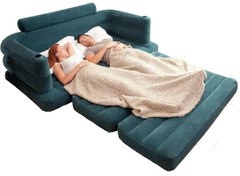 تصویر کاناپه بادی دو نفره تخت خواب شو اصل اینتکس مدل 68566 