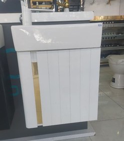 تصویر کابین سنگ و روشویی - مشکی 