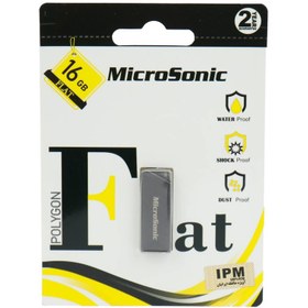 تصویر فلش مموری میکروسونیک مدل FLAT ظرفیت 16 گیگابایت MicroSonic FLAT Flash Memory 16GB