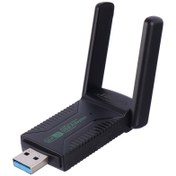 تصویر کارت شبکه بی سیم آنتن دار مدل WF-600 ظرفیت ۶۰۰Mbps 