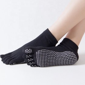 تصویر جوراب یوگا انگشتی مچدار 