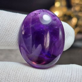 تصویر نگین درشت سنگ آمیتیست معدنی کد 36438 