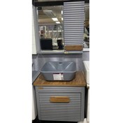 تصویر روشویی کابینتی اقتصادی گاتریا مدل بامبو طوسی 