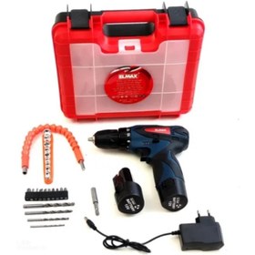 تصویر دریل شارژی المکس مدل C.D1701 ظرفیت ۱۲ ولت 