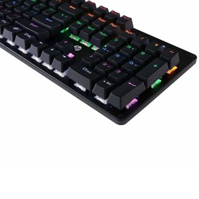 تصویر کیبورد گیمینگ با سیم اچ پی مدل GK100F HP GK100F Wired Gaming Keyboard