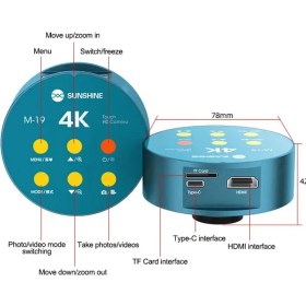 تصویر دوربين لوپ سانشاین SUNSHINE M-19 (4K) 
